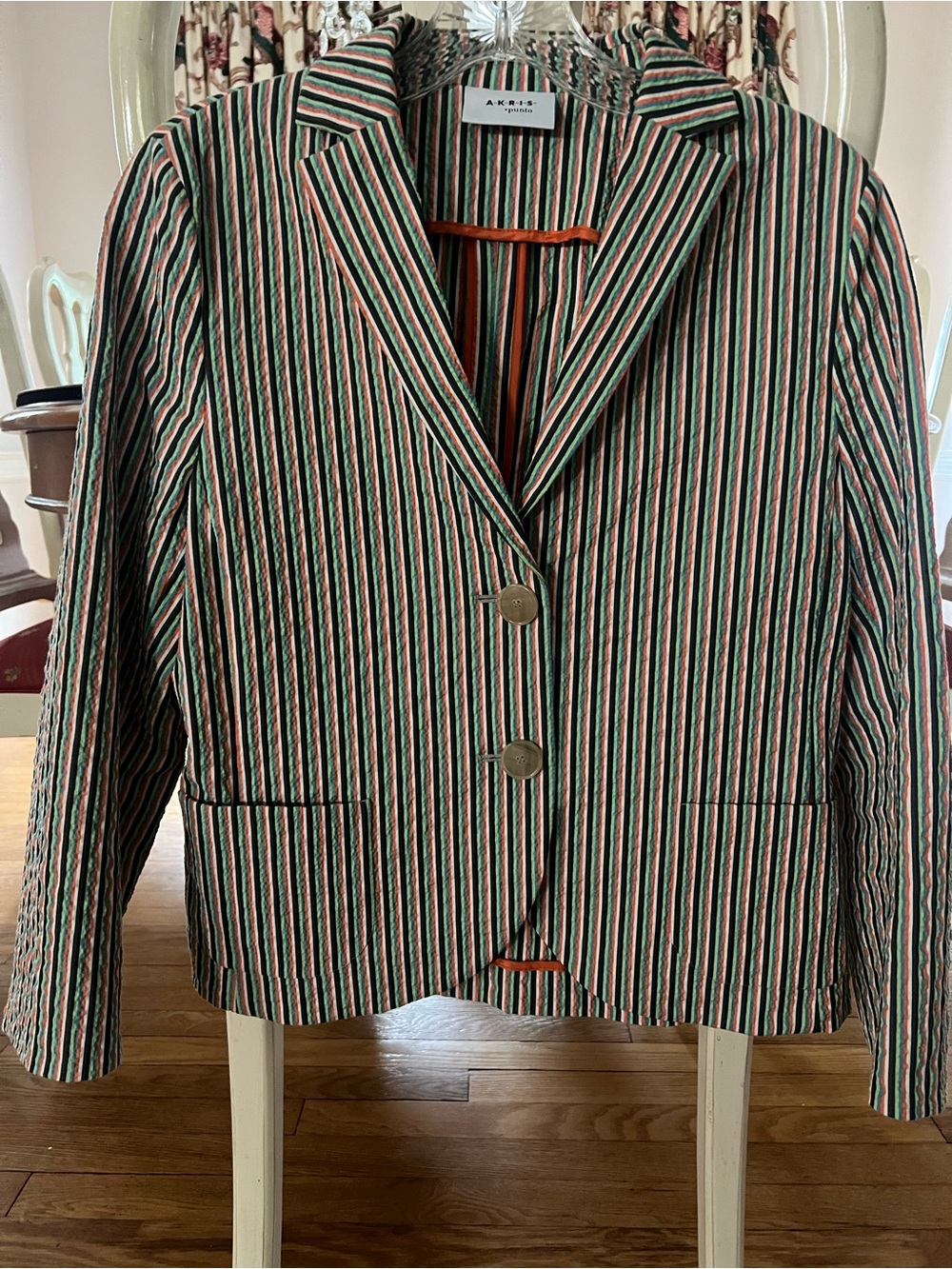 Akris Punto Multi-Stripe Blazer
